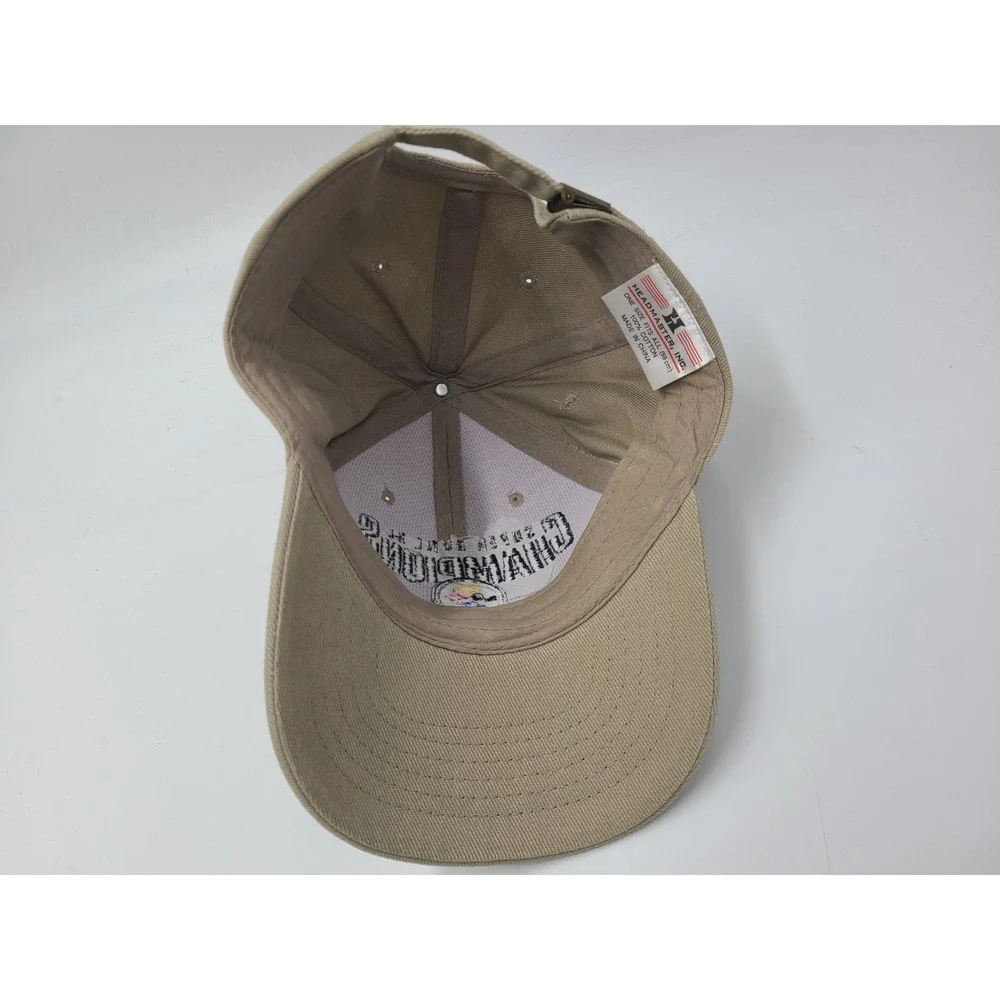 Vintage Pittsburgh Steelers Super Bowl XL Champions Strapback Hat Cap NFL‎ Beige